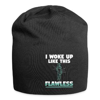 Flawless Woke Up Like This Art History - Jersey Beanie - black - Front