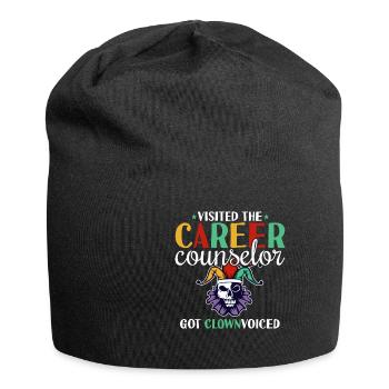 Career Counselor Clown Voice - Jersey Beanie - black - Front