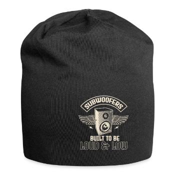 Subwoofers Built To Be Loud And Low - Jersey Beanie - black - Front