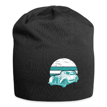 Vintage Car Oldtimer Retro Oldschool - Jersey Beanie - black - Front