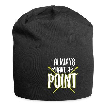 Acupuncture Always A Point - Jersey Beanie - black - Front