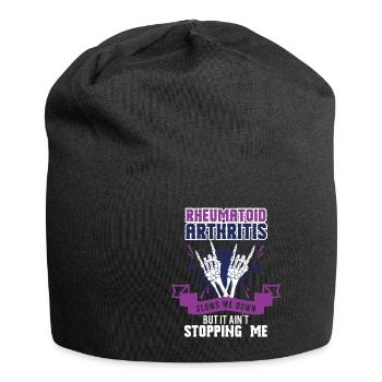 Rheumatoid Arthritis Aint Stop Me - Jersey Beanie - black - Front