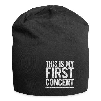 This is My First Concert 29 - Jersey Beanie - black - Front