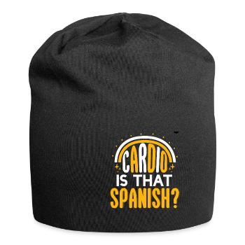Is That Spanish - Jersey Beanie - black - Front