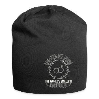 Rings Worlds Smallest Handcuffs - Jersey Beanie - black - Front