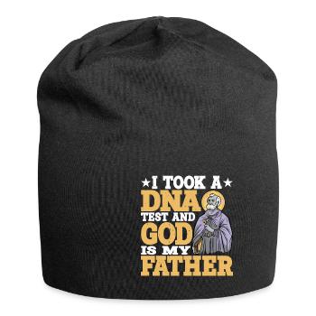 I took a DNA test and God is my father 16 - Jersey Beanie - black - Front