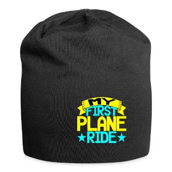 My First Plane Ride 41 - Jersey Beanie - black - Front
