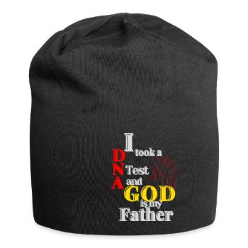 I Took A DNA Test And God Is My Father 24 - Jersey-Beanie - Schwarz - Vorne