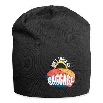 Touch My Baggage Lugagge Travel - Jersey Beanie - black - Front