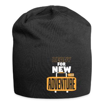 For New Adventure Baggage - Jersey Beanie - black - Front