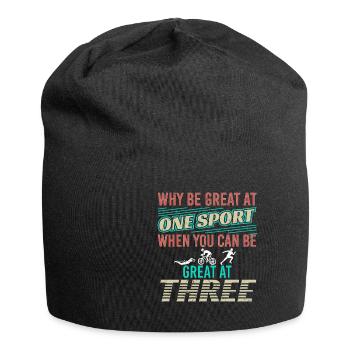 Be Great At One Sport Triathlon - Jersey Beanie - black - Front