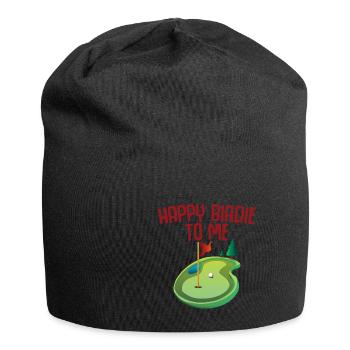 Happy Birdie To Me 2 - Jersey-Beanie - Schwarz - Vorne