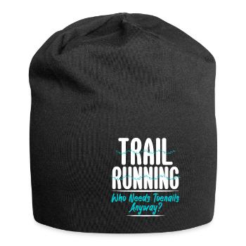 Trailrunning Who Needs Toenails Anyway - Jersey Beanie - black - Front