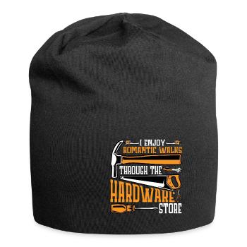 Enjoy Romantic Walks Through The Hardware Store11 - Jersey-Beanie - Schwarz - Vorne