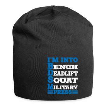 Dans Into BDSM Bench Squat Deadlift Military Press10 - Bonnet en jersey - noir - Devant