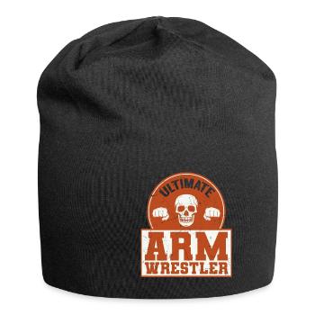 Ultimate Arm Wrestler Skulls Bones - Jersey Beanie - black - Front