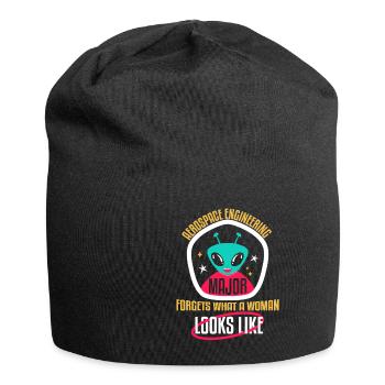 Aerospace Engineering Major Forgets - Jersey Beanie - black - Front
