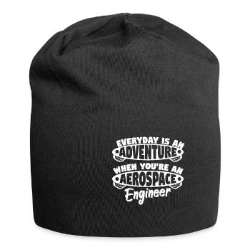 Everyday Adventure As Aerospace Engineer - Jersey Beanie - black - Front