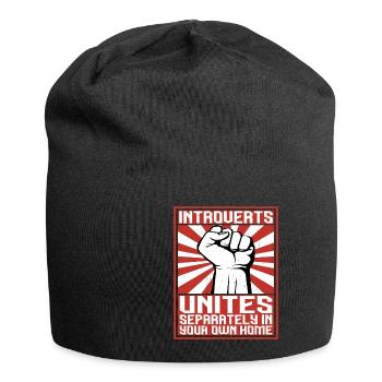 Introvertis s’unit séparément dans votre propre maison 2 - Bonnet en jersey - noir - Devant