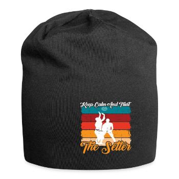Keep Calm And Trust The Setter 10 - Jersey Beanie - black - Front