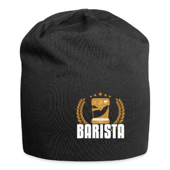 Barista Coffee Machine Breakfast - Jersey Beanie - black - Front