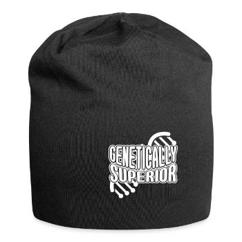 Genetically Superior Genealogy Humor - Jersey Beanie - black - Front