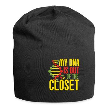 My DNA Is Out Of The Closet - Jersey Beanie - black - Front