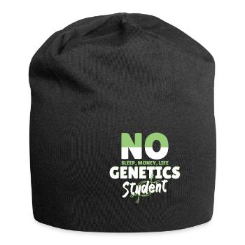No Sleep Money Life Genetics Student - Jersey Beanie - black - Front