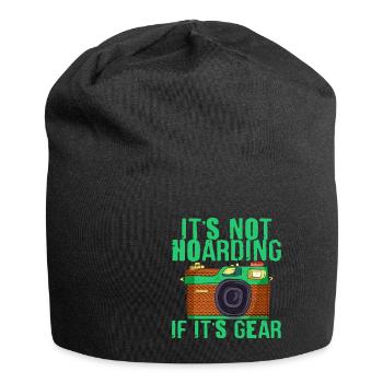 It's Not Hoarding If It's Gear 4 - Jersey Beanie - black - Front