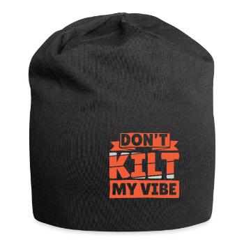 Dont Kilt My Vibe - Jersey Beanie - black - Front