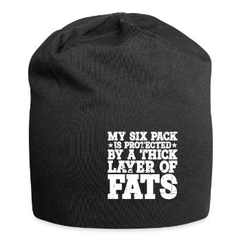 Mon pack de six est protégé par une épaisse couche de graisses3 - Bonnet en jersey - noir - Devant