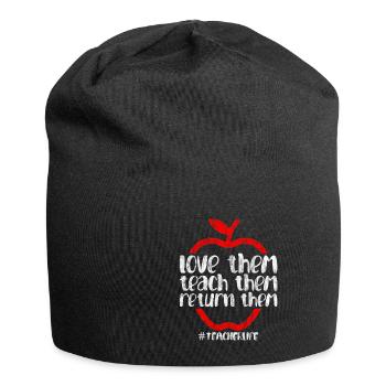 Love Them Teach Them Return Them - Jersey-Beanie - Schwarz - Vorne