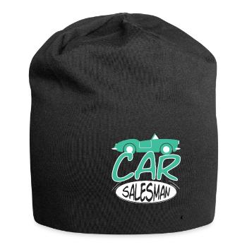 Cardealologist Car Salesman Pun - Jersey Beanie - black - Front