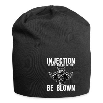 L’injection est agréable mais je préfère être soufflé - Bonnet en jersey - noir - Devant