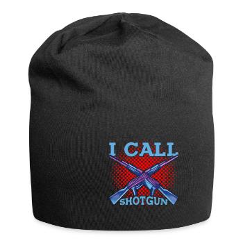 I Call Shotgun 9 - Jersey Beanie - black - Front
