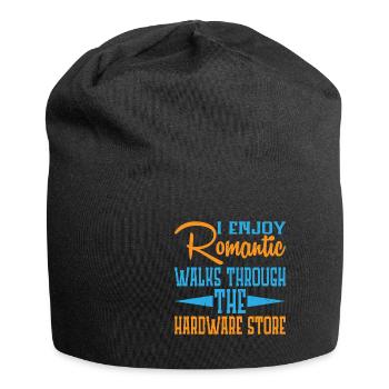 Enjoy Romantic Walks Through The Hardware Store19 - Jersey-Beanie - Schwarz - Vorne
