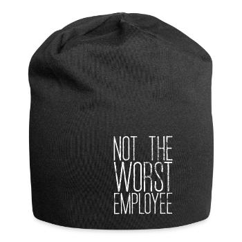 Not The Worst Employee 2 - Jersey Beanie - black - Front