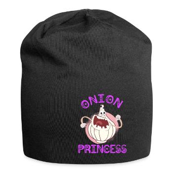 Onion Lover Funny Vegetable Cooking Organic Food - Jersey-Beanie - Schwarz - Vorne