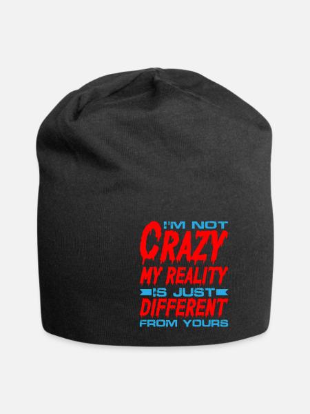 My Reality Is Just Different From Yours 8 - Jersey-Beanie - Schwarz
