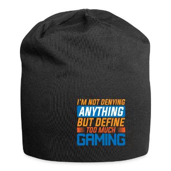 Not Denying Anything But Define Too Much Gaming 6 - Jersey-Beanie - Schwarz - Vorne