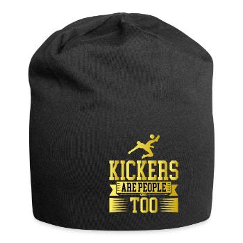 Kickers Are People Too 15 - Jersey Beanie - black - Front