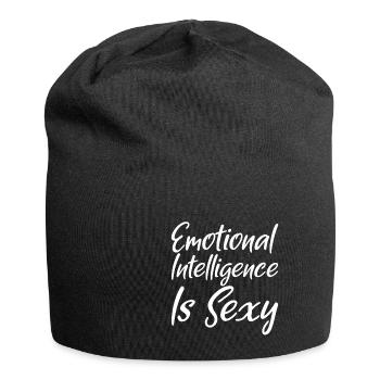 Emotional Intelligence Is Sexy 4 - Jersey Beanie - black - Front