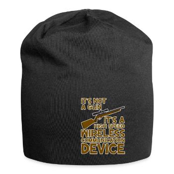 It's A High Speed Wireless Communication Device - Jersey-Beanie - Schwarz - Vorne