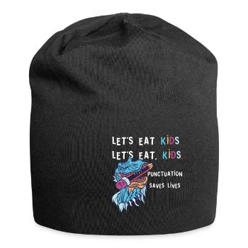 Grammatik Englischlehrer Englisch Sprache Lernen - Jersey-Beanie - Schwarz - Vorne