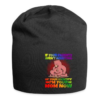If Your Parents Aren't Accepting Of Your Identity1 - Jersey-Beanie - Schwarz - Vorne
