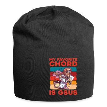 My Favorite Chord Is Gsus - Jersey Beanie - black - Front