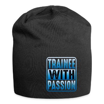 Trainee With Passion - Jersey Beanie - black - Front