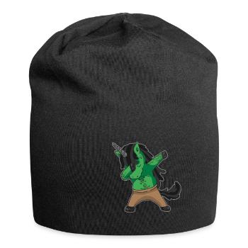 Licorne zombie HAlloween Dab Enfants - Bonnet en jersey - noir - Devant
