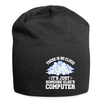There Is No Cloud 10 - Jersey-Beanie - Schwarz - Vorne