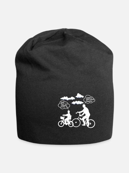 What Are Clouds Made Of, Linux Servers Mostly 8 - Jersey-Beanie - Schwarz